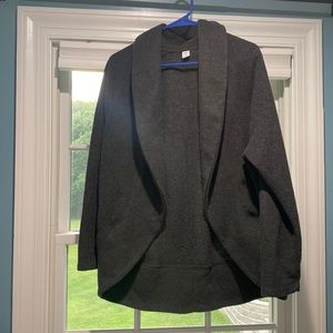 Dark grey workout coverup